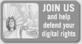 Electronic Frontier Foundation justice logo